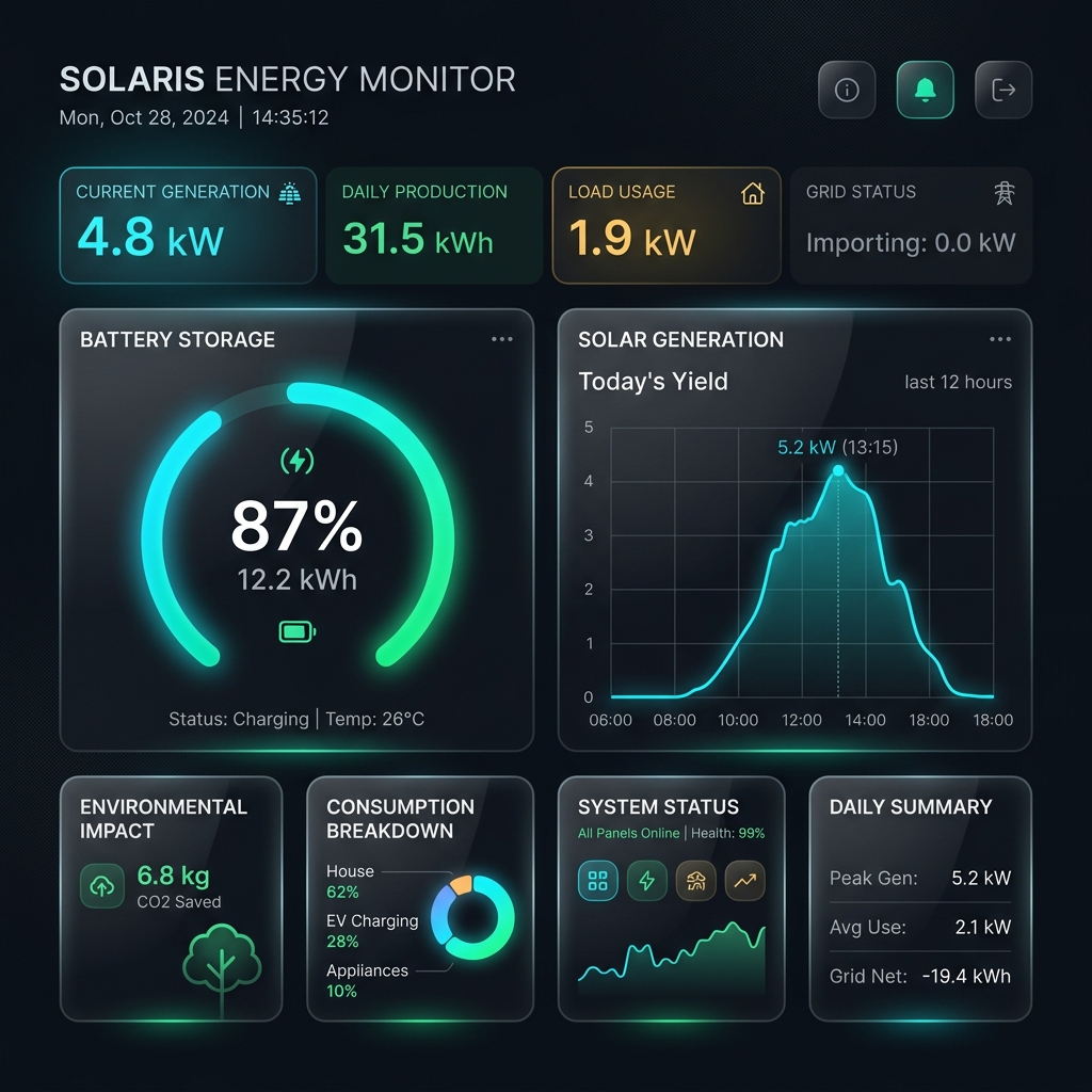 Helios Cortex Dashboard UI
